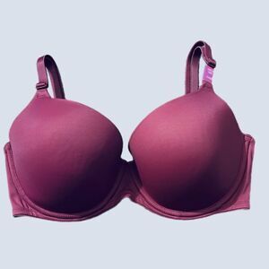 Victoria’s Secret Pink Wear Everywhere Lightly Lined Bra Mauve 34DD …